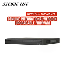 Английский с логотипом 16ch NVR 4K EoC NVR5216-16P-4KS2E 1U 16PoE H.265 pro сетевой видеорегистратор