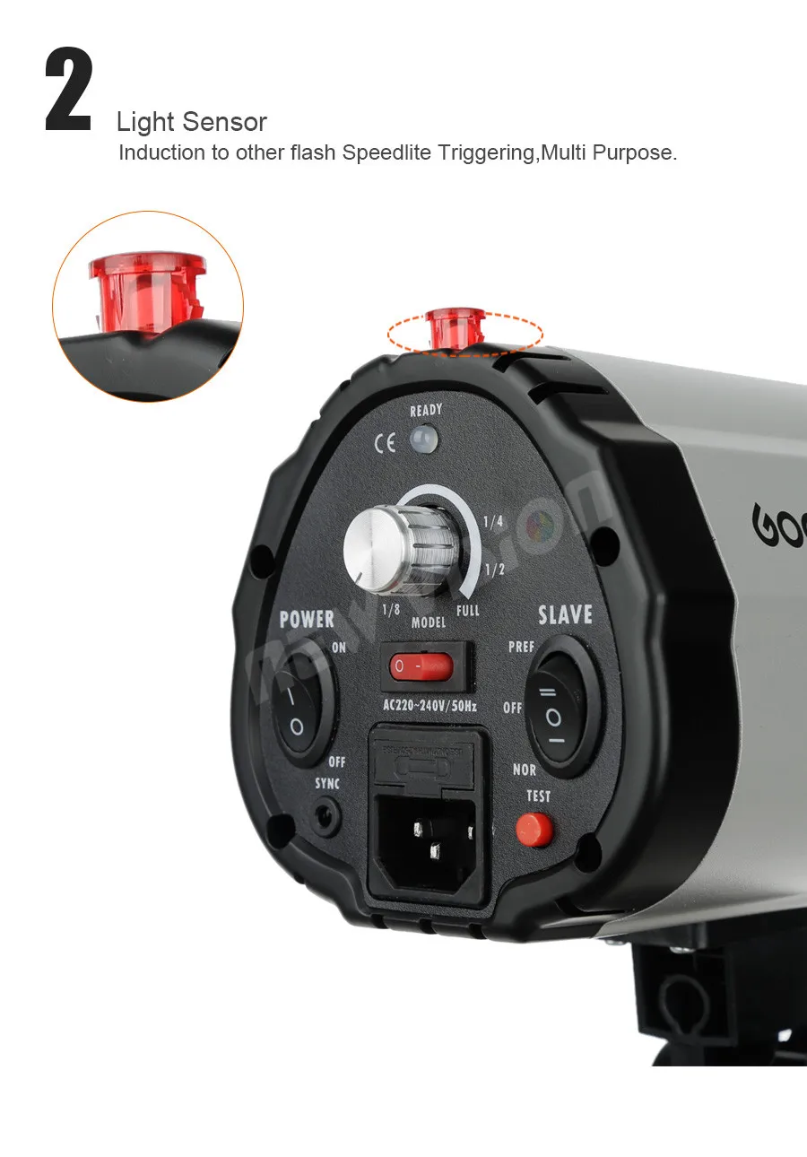 Godox 250DI 250Ws Мини Мастер Фотостудия вспышка монолайт стробоскоп