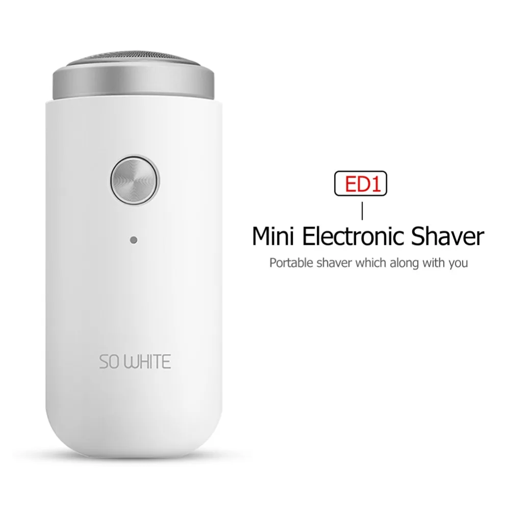 Xiaomi SO WHITE ED1 Electric Shaver Mijia USB Rechargeable Shaver Mini IPX5 Waterproof Beard Trimmer Shaving Razor from Youpin  (10)