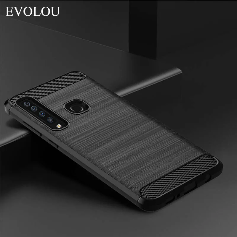 

For Samsung Galaxy A9S Case Silicone Rugged Armor Soft Cover for Samsung Galaxy A9 Pro 2019 Phone Cases Soft Bumper