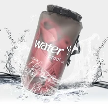 10L 20L полупрозрачный водонепроницаемый плавательный мешок для хранения сухой мешок сумка для плавания сплав на каноэ каяках Открытый Кемпинг речной поход