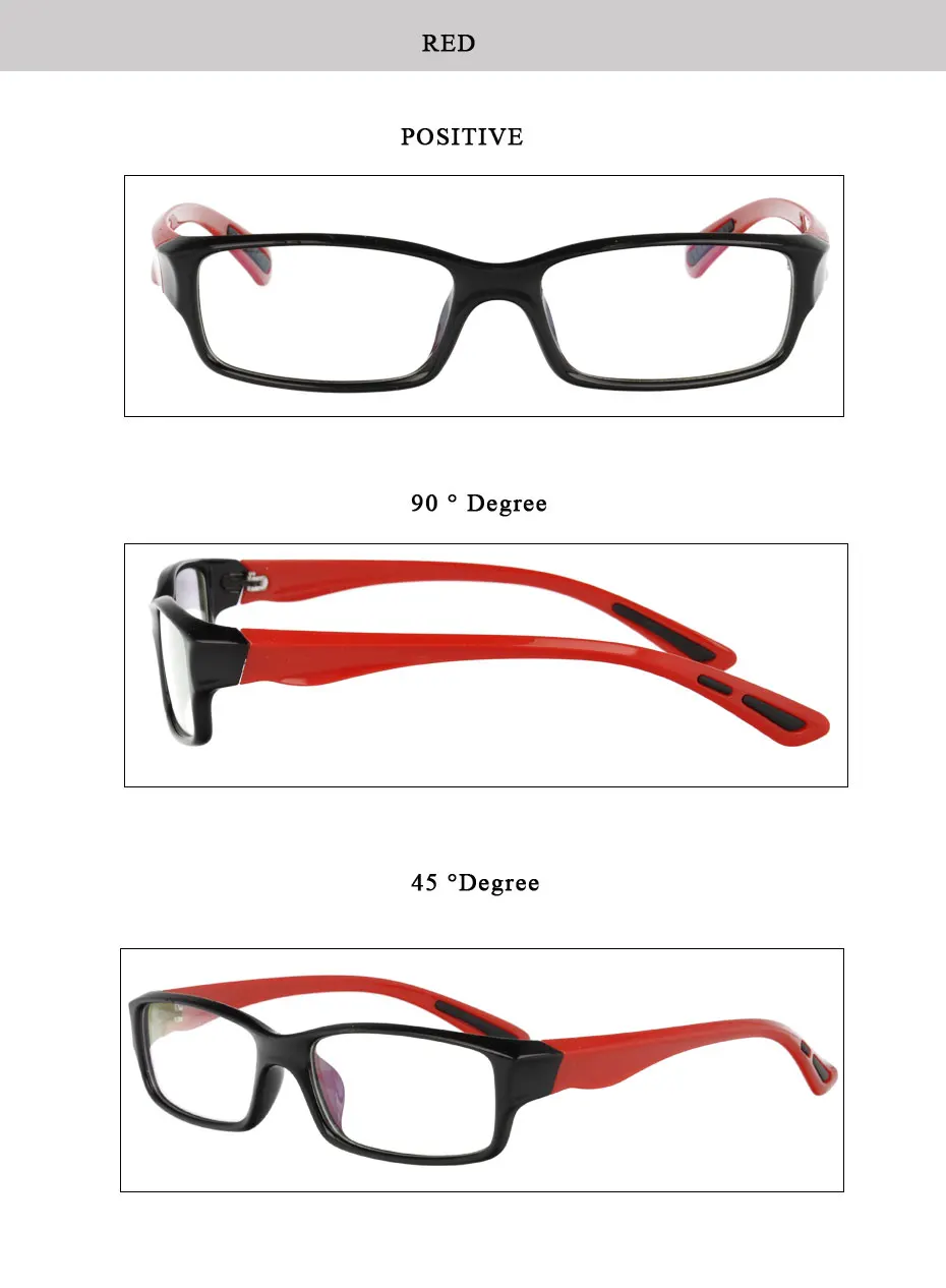 Магия Jing пластиковые близорукость очки по рецепту очки полный обода оптических оправ унисекс 2301