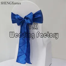 С фабрики тафты пинтак стул створки \ стул лук для банкета свадебное украшение для стула