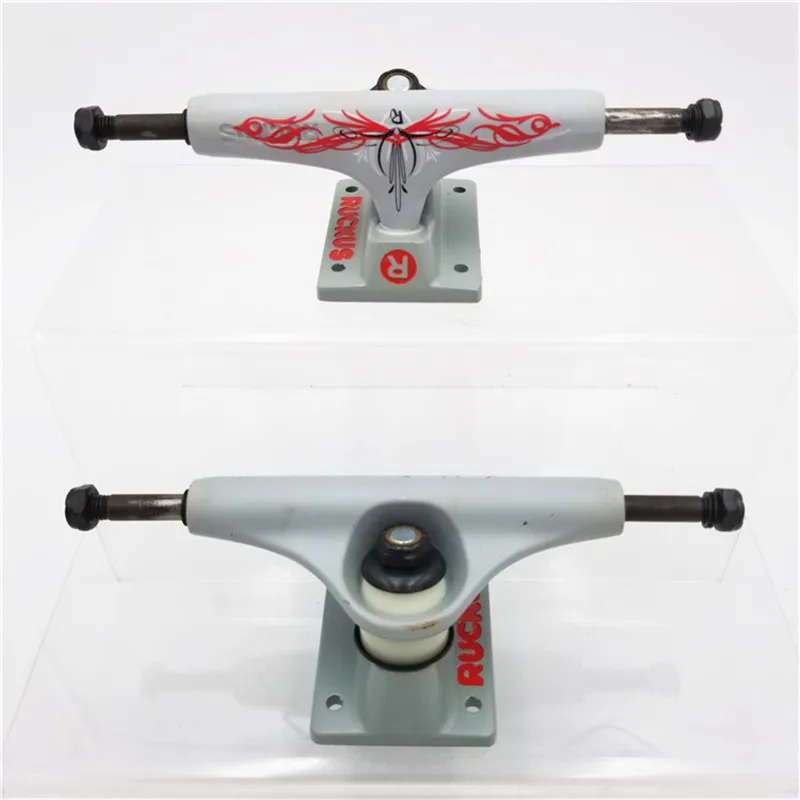 

RUCKUS Skate Trucks 5inch Middle/Low Skateboard Trucks Shiny Gold/Gun Metal/Red Aluminum Trucks For 7.5"-7.75" Skateboard Decks