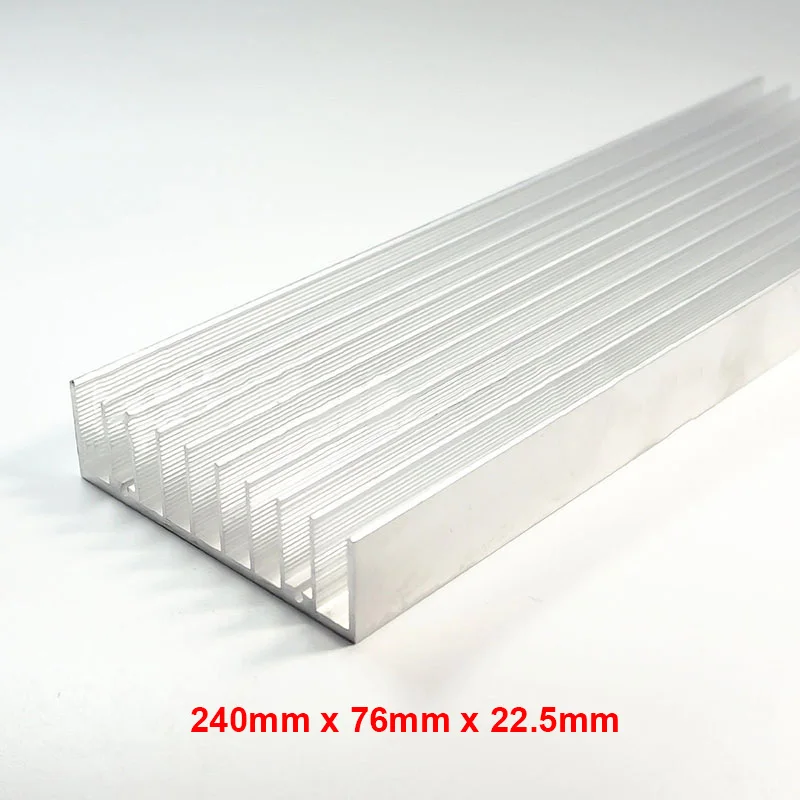 1 шт. 240x76x22,5 мм решетка форма 5x3 Вт светодиодный радиатор теплоотвода алюминиевый радиатор для IC электронный чипсет теплоотвод