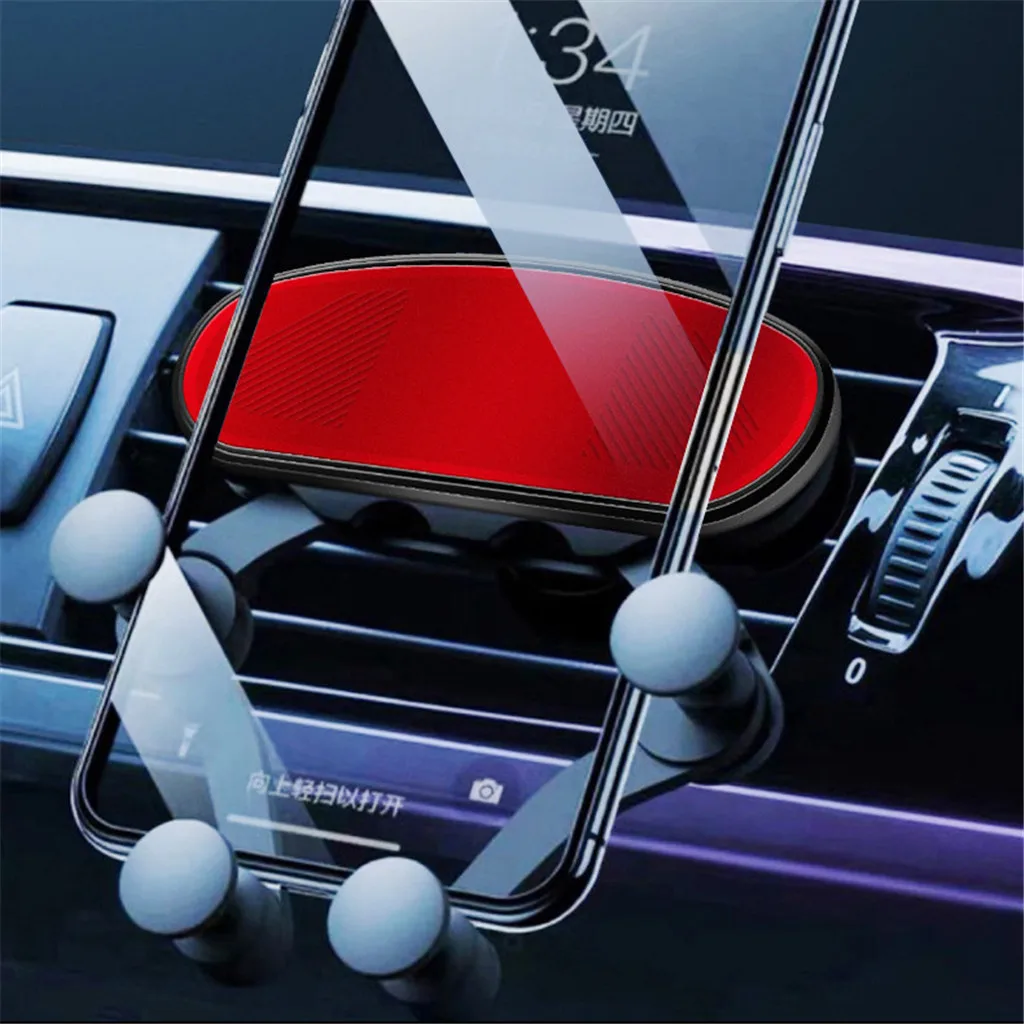 

Car Phone Holder Dashboard Phone Holder Stand Air Vent Grip Bracket for iPhone for Samsung s8 for Huawei Gravity Holder