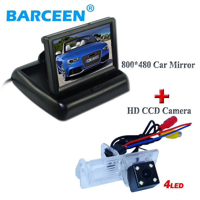 

170 degree led car rear reversing camera+car  screen monitor 4.3" for Renault Fluence/Dacia Duster/Megane 3/ for Nissan Terrano