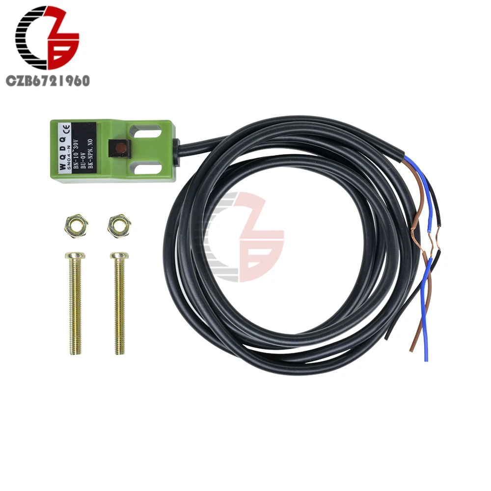 

DC 12V 300mA SN04-N Inductance Proximity Sensor Switch 3 Wire Approach Switch NPN Normal 6-36V for Smart Home Appliance