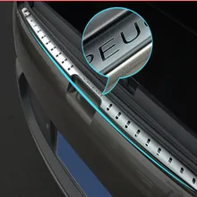 Автомобильный Стайлинг из нержавеющей стали Задний бампер протектор багажника бампер накладка протектор для peugeot 3008 2012- автомобильные аксессуары