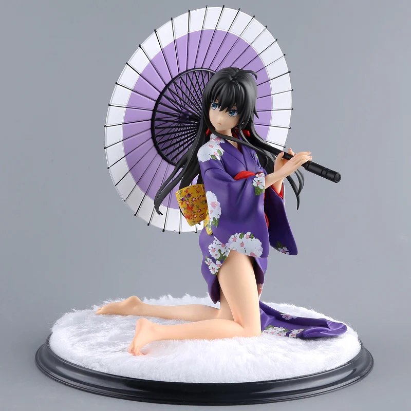 

17CM My Teen Romantic Comedy SNAFU Yukinoshita Yukino Kimono Model Doll Decoration PVC Figurine Kids Toys 1/6