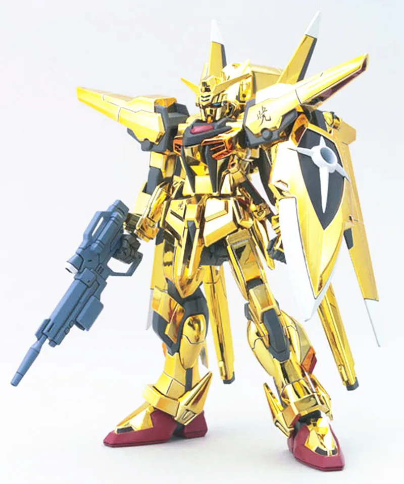 Kaufen Neue Anime Gaogao HG 1 144 Mobile Kämpfer Akatsuki Gundam Oowahi Vollen Satz heißer kinder spielzeug action figuren montiert Enthalten in basis