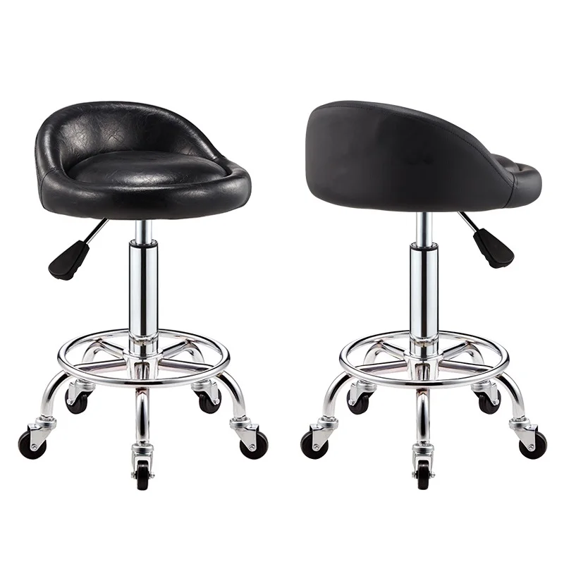Lift Bar Chair Rotating Bar Stool Bar Chair Home Swivel Chair High Stool Backrest Beauty Stool 15%