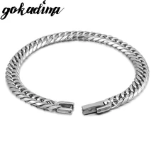 Gokadima женский браслет Рождественский подарок браслет из нержавеющей стали ювелирные изделия вечерние