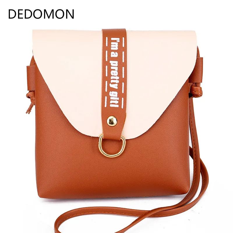 أزياء المرأة ساحة رفرف حقيبة البسيطة رسول Crossbody حقائب الكتف PU حقائب يد جلدية عارضة مصغرة صغيرة المحمول يد بولسا