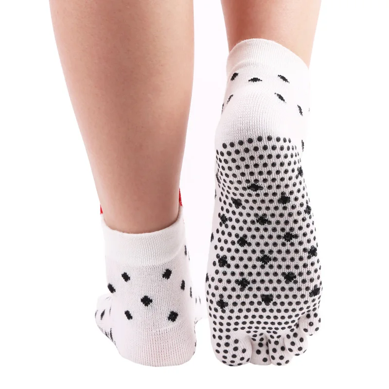 1 Pair Cute Women Colored Yoga socks Cotton Anti slip Massage Sports Socks Warm Candy Socks pilates