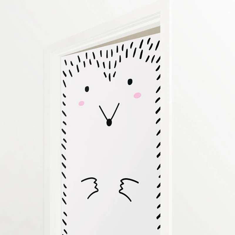 3D стикер на стену в скандинавском стиле с животными пандой кроликом для детских комнат, стикер для украшения дома, съемный художественный плакат для холодильника