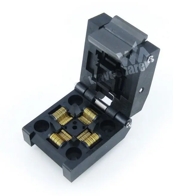IC51-0484-806 QFP48 TQFP48 FQFP48 PQFP48 Yamaichi IC QFP Test Burn-in Socket Programming Adapter 0.5mm Pitch
