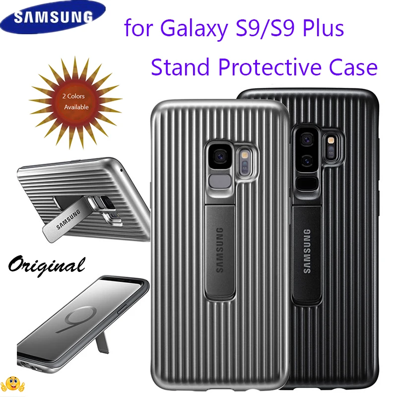 

100% for Samsung Galaxy S9/S9 Plus Case Protective Standing Cover Phone Case Original Rugged Kickstand Protective Stand Cover