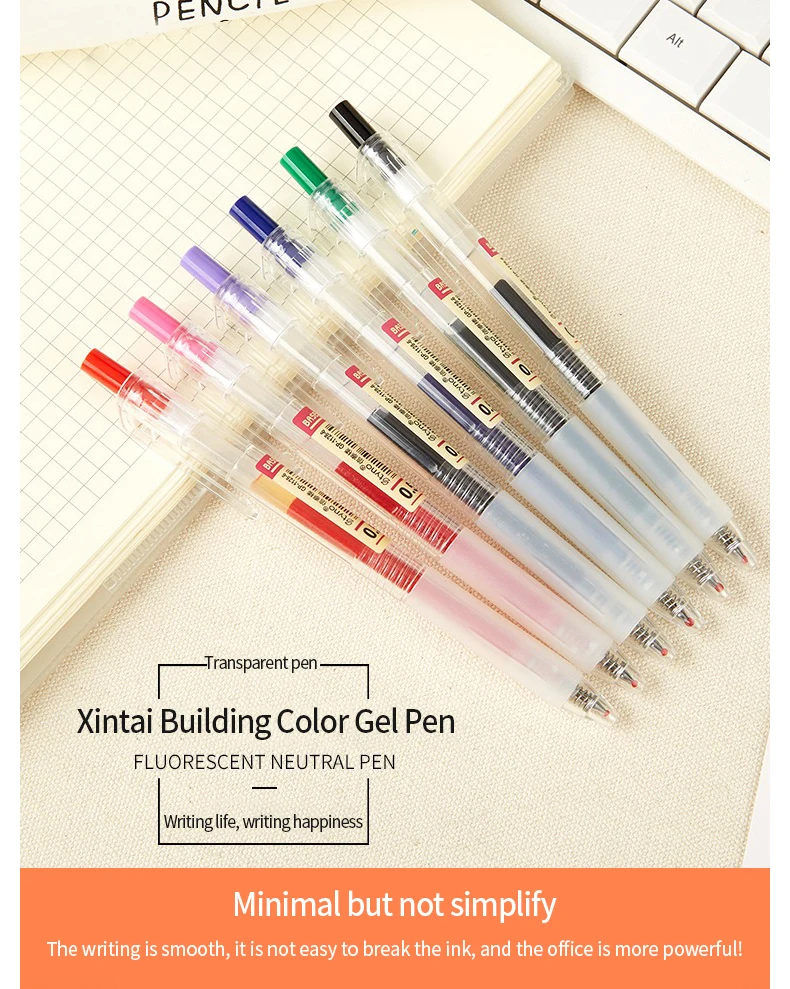 Colorful Drawing Painting Neutral Ink Roller Ball Pen Refill Gel Pen