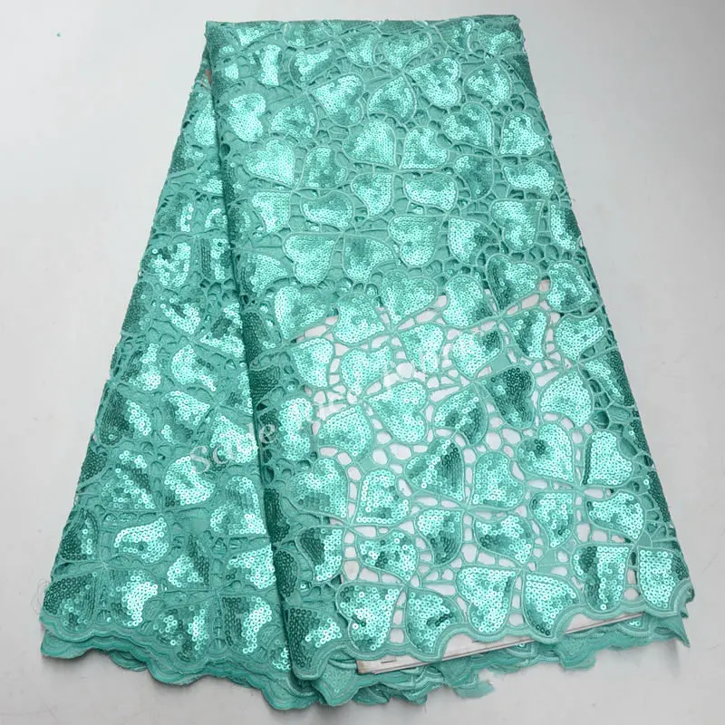 

African Laces Fabric Double Organza With Sequins Embroidery French Lace Fabric Gorgeous Nigerian lace fabric For Sewing IG900