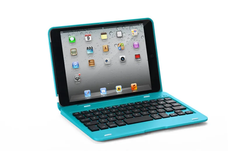 

For IPad mini flat panel external Bluetooth keyboard mini123 with clamshell shell imitation aluminum alloy Bluetooth keyboard