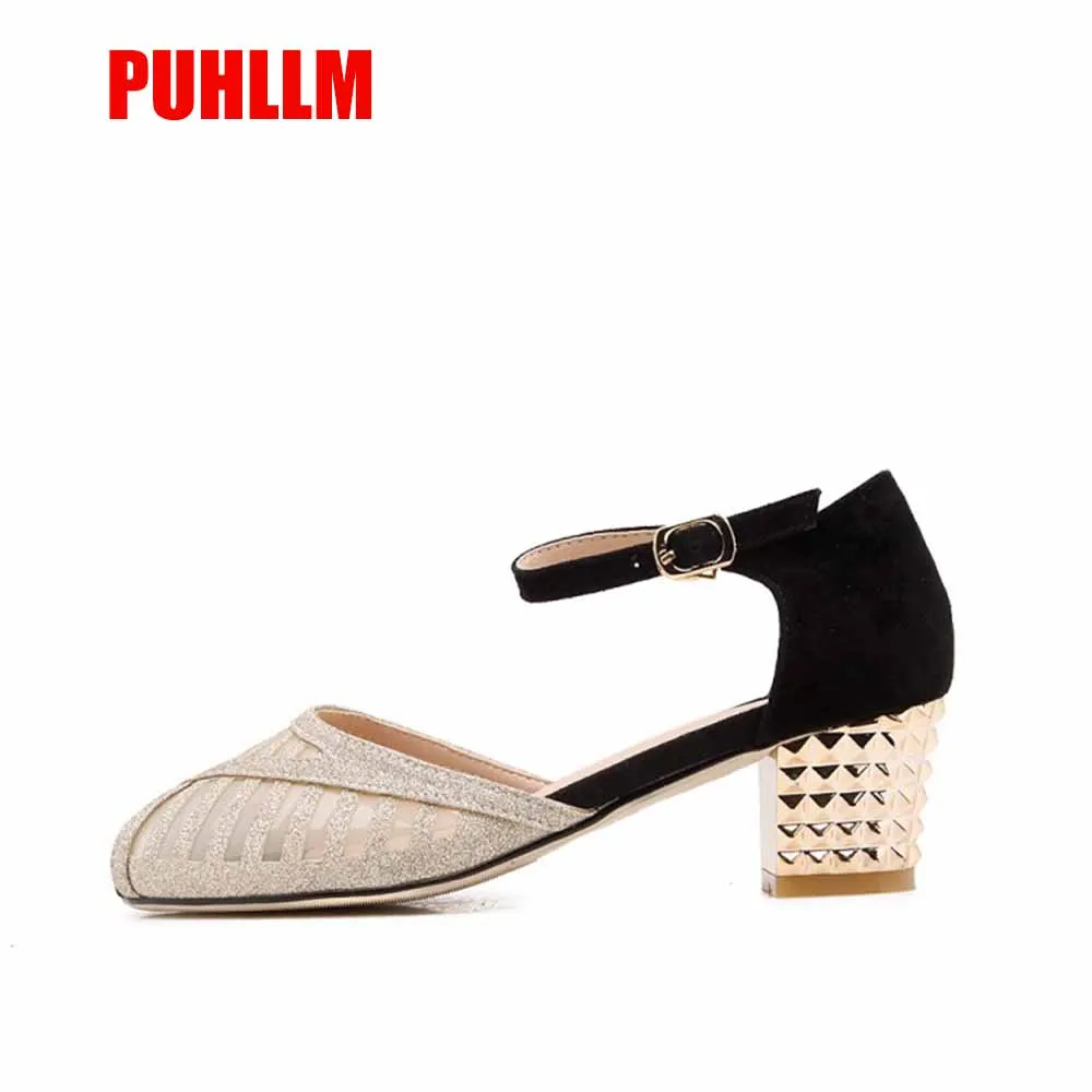 

2019 spring sandals thin belt combination fish mouth Sandals one-strap buckle set of feet thick with fish mouth Sandals