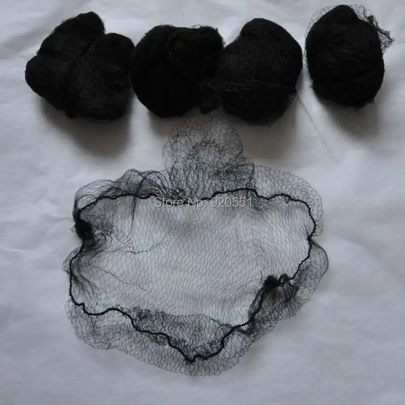 100 шт Черный цвет 5 мм сетка нейлоновая эластичная сетка для ухода за волосами или прической балетная Невидимая сетка