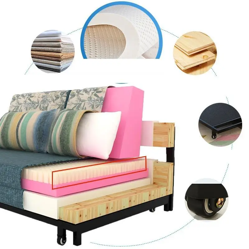 Asiento Mobili Kanepe Cama Plegable Pouf Moderne Folding Sectional Set Living Room Furniture Mueble De Sala Mobilya Sofa Bed