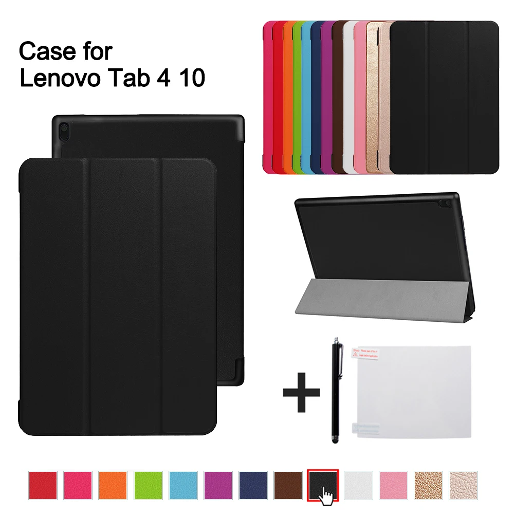 Tablets Stands Case For Lenovo TAB 4 10 Smart cover for lenovo tab410