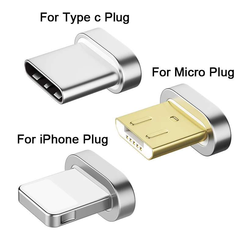 GREENPORT 10th Magnetic Charger Plug Micro USB Type C Fast Charging Mobile Phone For iPhone 6 7 8 Adapter For Xiaomi Redmi phone