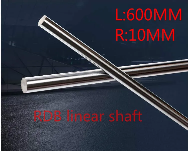  4pcs/lot 10mm linear shaft 600mm 10-600mm harden chrome plated linear rail CNC parts round rod