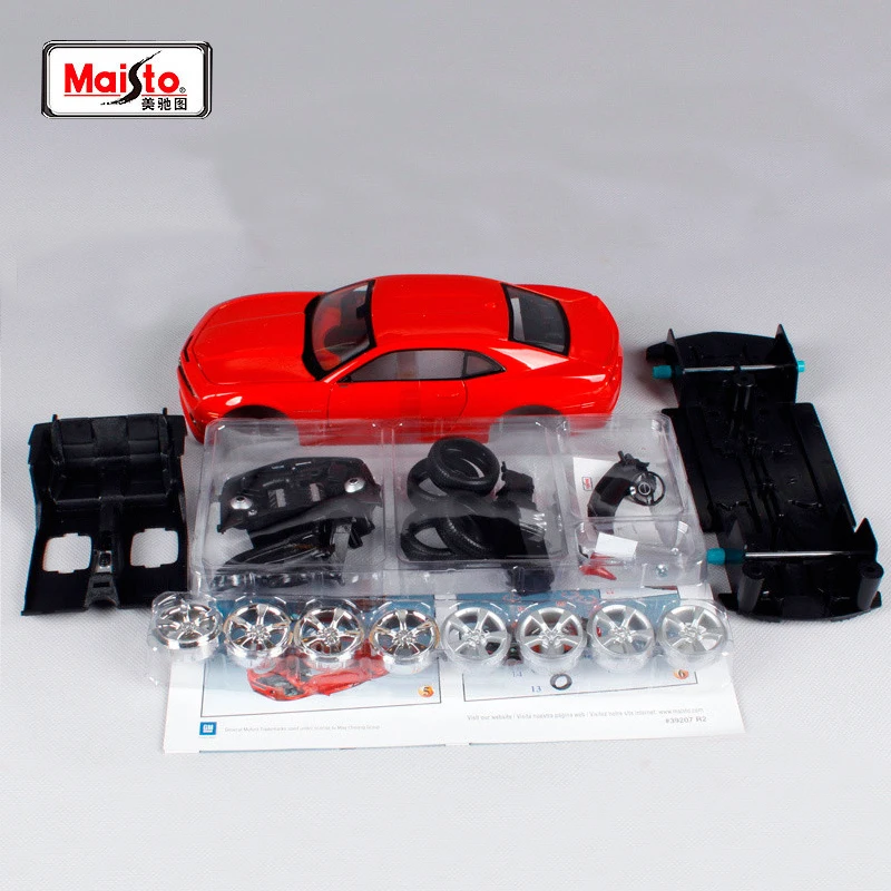 Maisto Bburago Новинка 1:24 2010 Camaro SS RS сборка набор гоночных литых моделей автомобиль