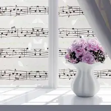 Красивые 8 стилей 60*200 см Стеклянные балконные раздвижные двери для ванной комнаты, пленка для окна, бумажные стеклянные наклейки, водонепроницаемые, полупрозрачные