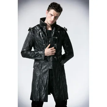 

Punk Rave Fashion Mens Womens Punk Streampunk Visual Kei Gothic Long&short Jacket Coat Hoodie Y366