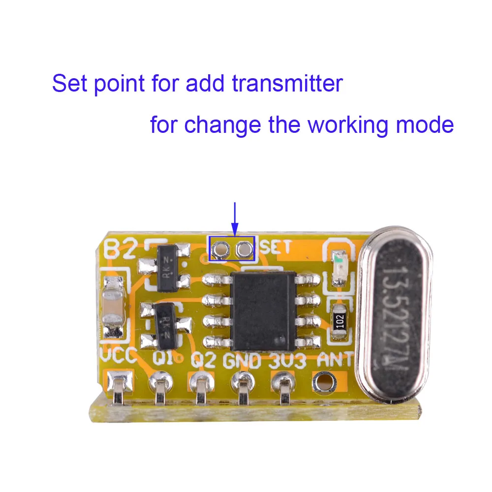 Мини РЧ 2CH реле 433 мгц приемник беспроводной пульт дистанционного управления Обучение точка DC 4 в до 24 В микро переключатель нет COM NC передатчик приемник