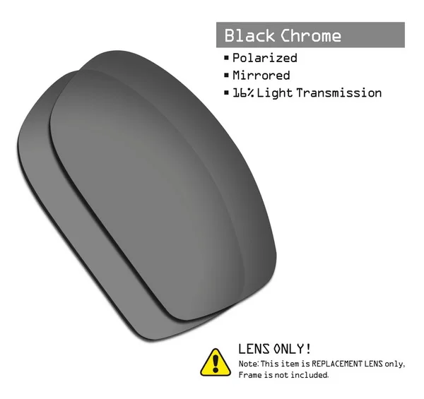 Дропшиппинг, SmartVLT, Поляризованные линзы для солнцезащитных очков в квадратном стиле, несколько пар в упаковке - Цвет линз: Black Chrome