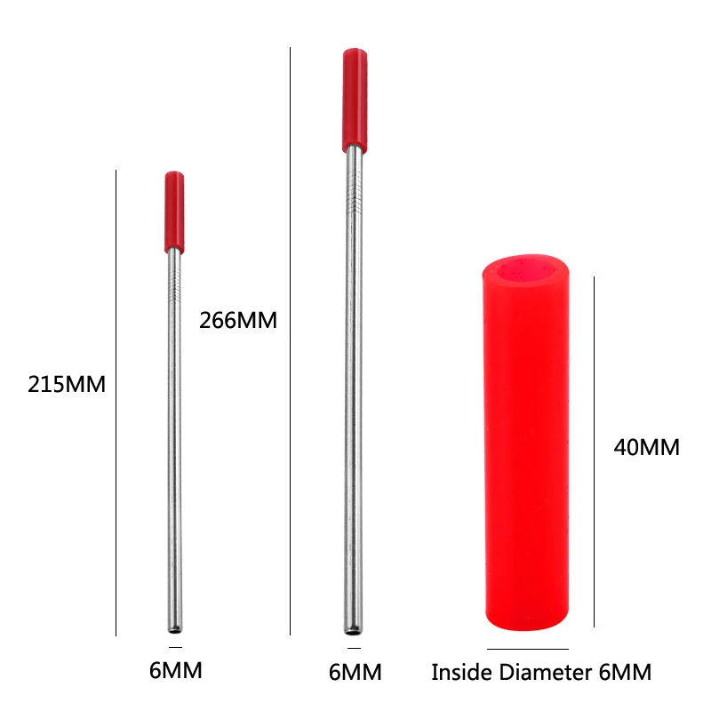 4 шт./компл. многоразовые Нержавеющая сталь питьевой набор соломинок с силиконовыми наконечниками и щеточка для чистки металла соломинки для 30oz 20oz стаканы