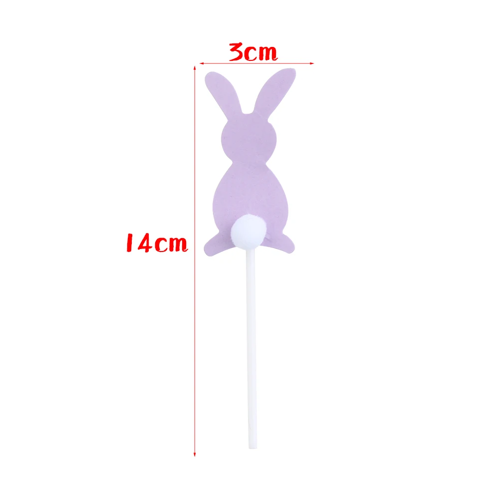 5 шт./компл. Пасхальный Кролик Торт Топперы милый счастливый день рождения, вечеринка, фестиваль поставки Пасхальный день рождения праздничный торт сувениры