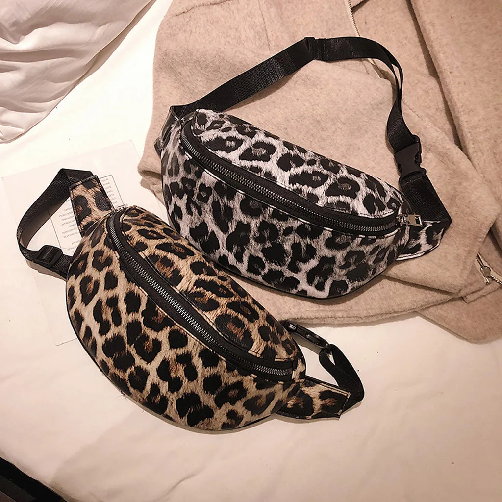 Sleeper#501 Новинка модная нейтральная уличная леопардовая сумка-мессенджер на молнии Спортивная нагрудная сумка поясная сумка уникальная