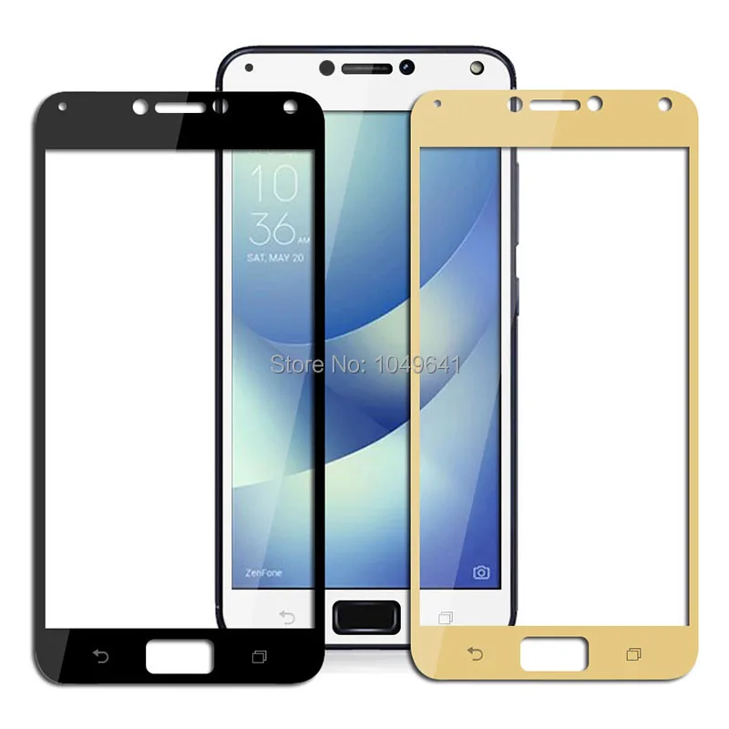 Закаленное стекло для Asus Zenfone 4 Max ZC554KL 9H 2D Полное покрытие экрана Взрывозащищенная