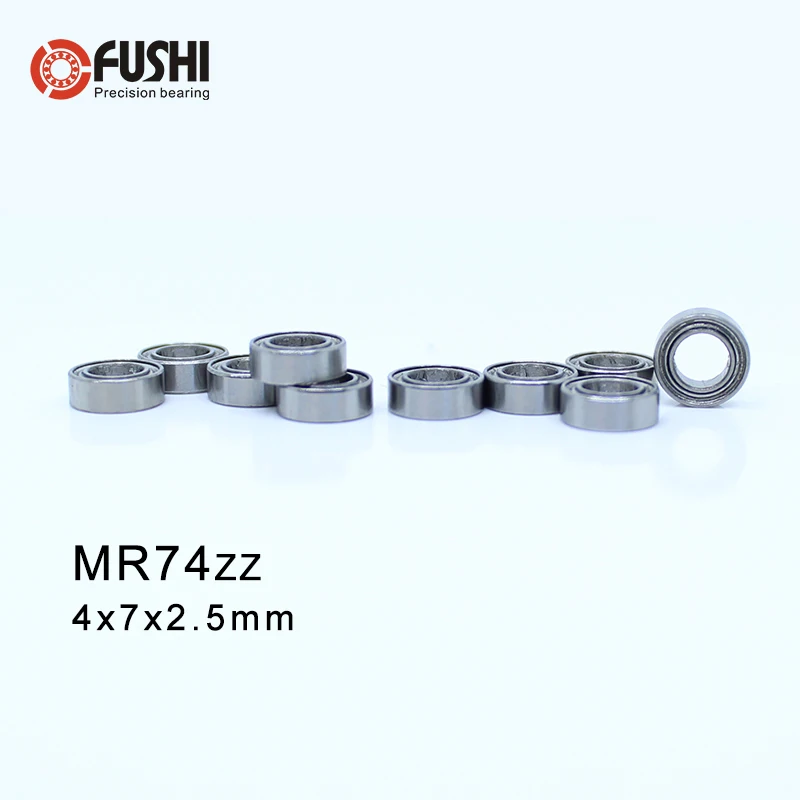 

MR74ZZ ABEC-1 (500 шт.) 4X7X2.5mm Миниатюрные шарикоподшипники WML4007ZZ L-740ZZ