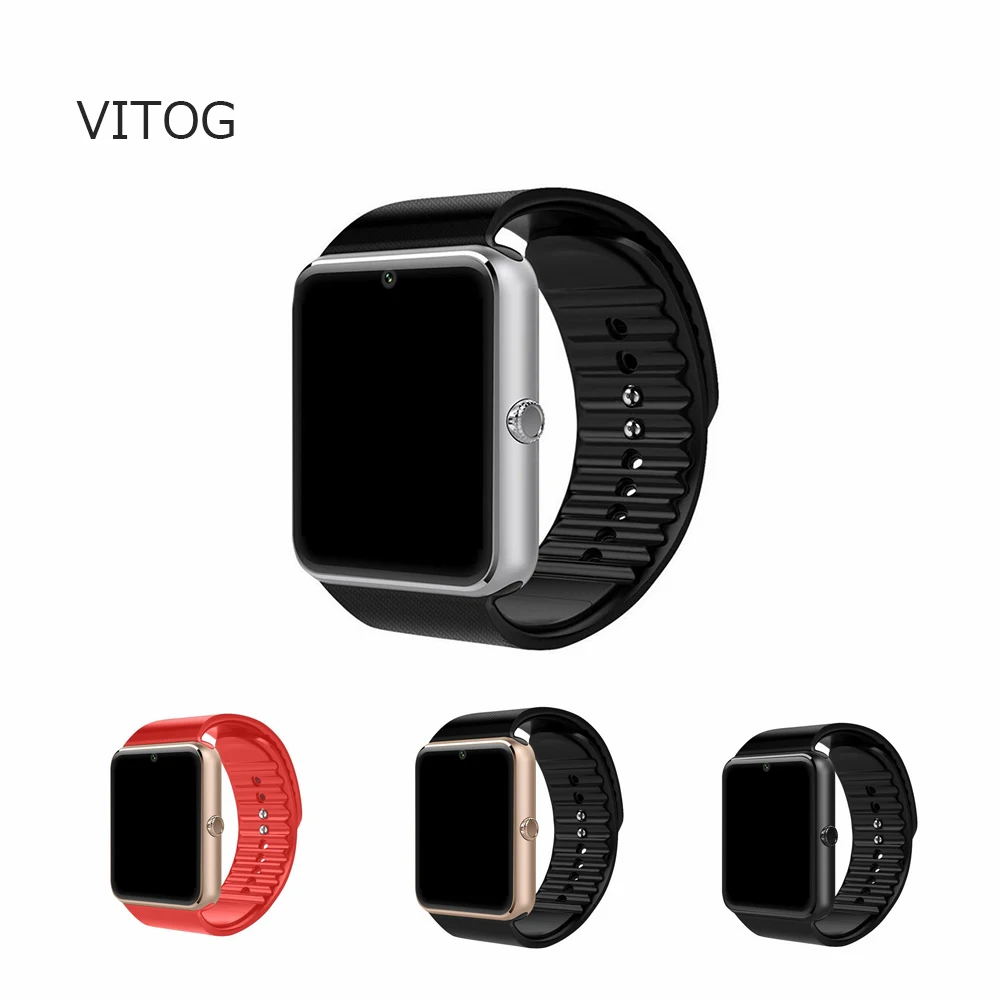 

Waterproof ip68 Smart Watch GT08 Clock Sync Notifier Support Sim TF Card Bluetooth Connectivity For Android Phone Smartwatch