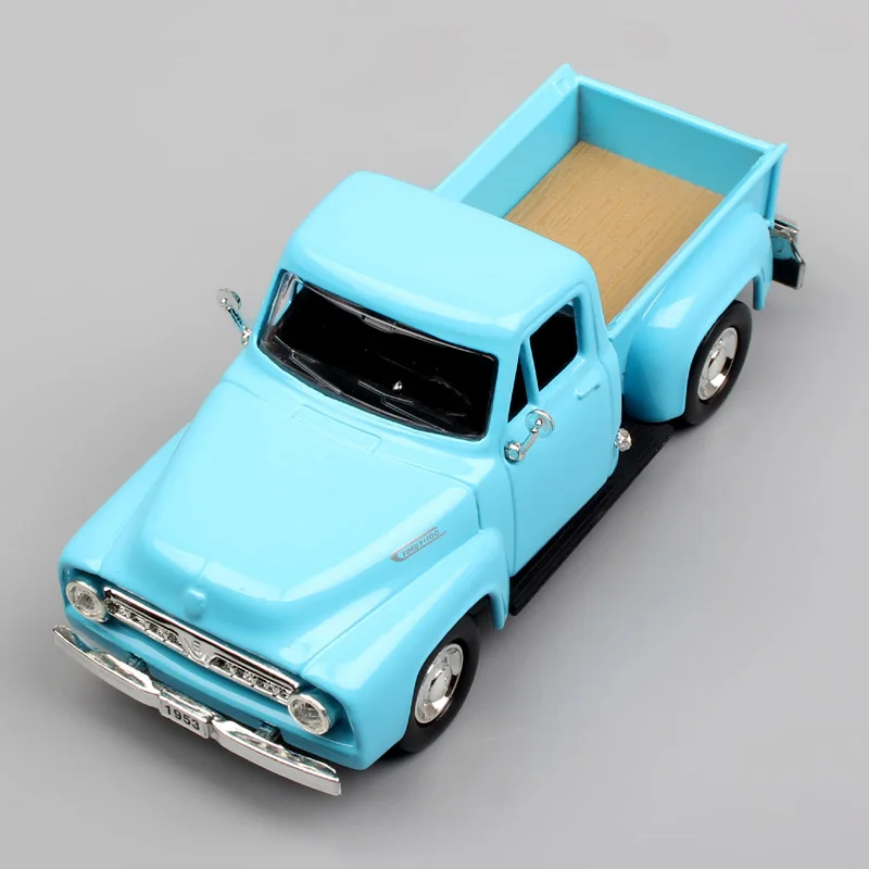 Детские 1/43 весы, старое 1953 Ford звукосниматели, F-100 Mercury M-Series, полноразмерные мини стильные металлические Литые модели, дешевые автомобили, фургон для детей