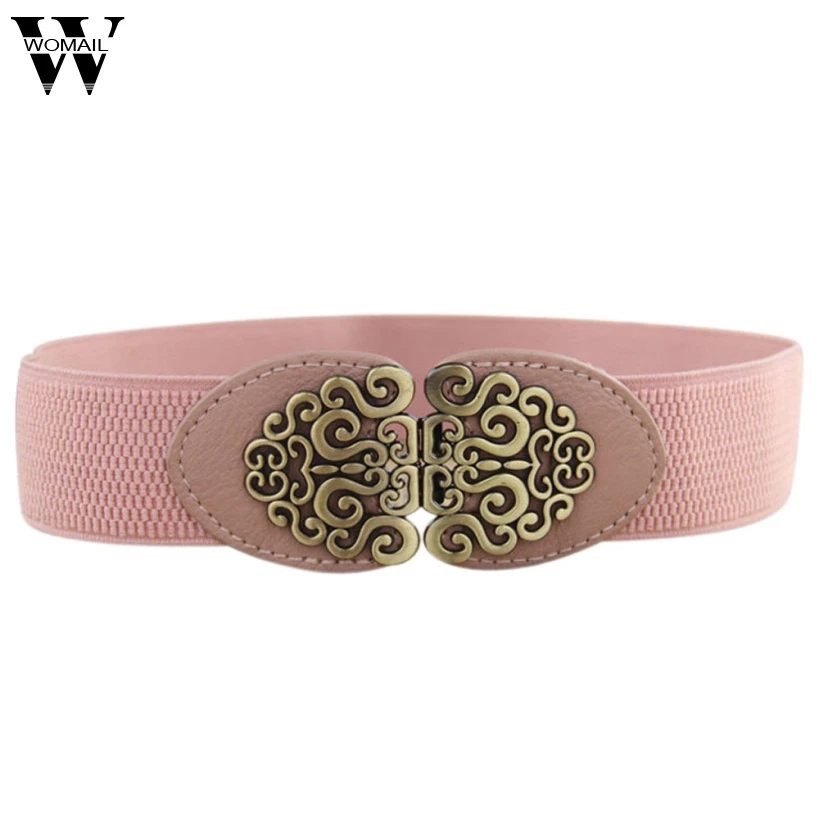 

Amazing Elegant Vintage Waist Cummerbund For Women Lady Wide Elastic Waistband Fashion Apparel Accessories