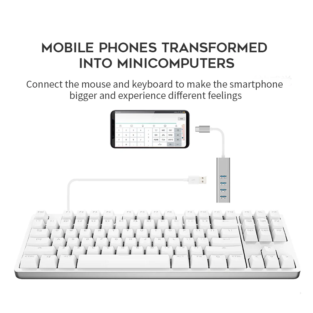 Vmade USB адаптер 4 порта 3 0 Hub шина 10/100/1000 LAN порт конвертер HUB typec для Mi Box Samsung Huawei Honor