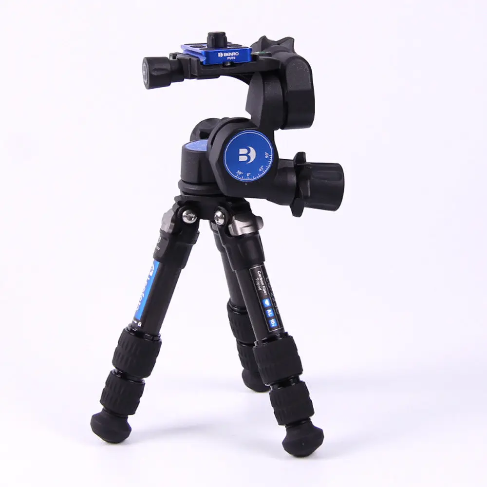 BENRO GD3WH 3D Magnesium Alloy Tripod Geared Head With PU 70 QR Plate