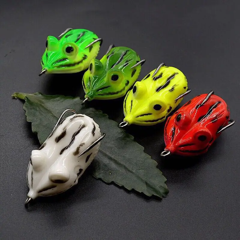 

5,5 cm 11g señuelo de Pesca de rana Pesca Iscas artificiales Peche Leurre Jig carpas de hielo Pesca Topwater cebo suave Olta crankbaits señuelos