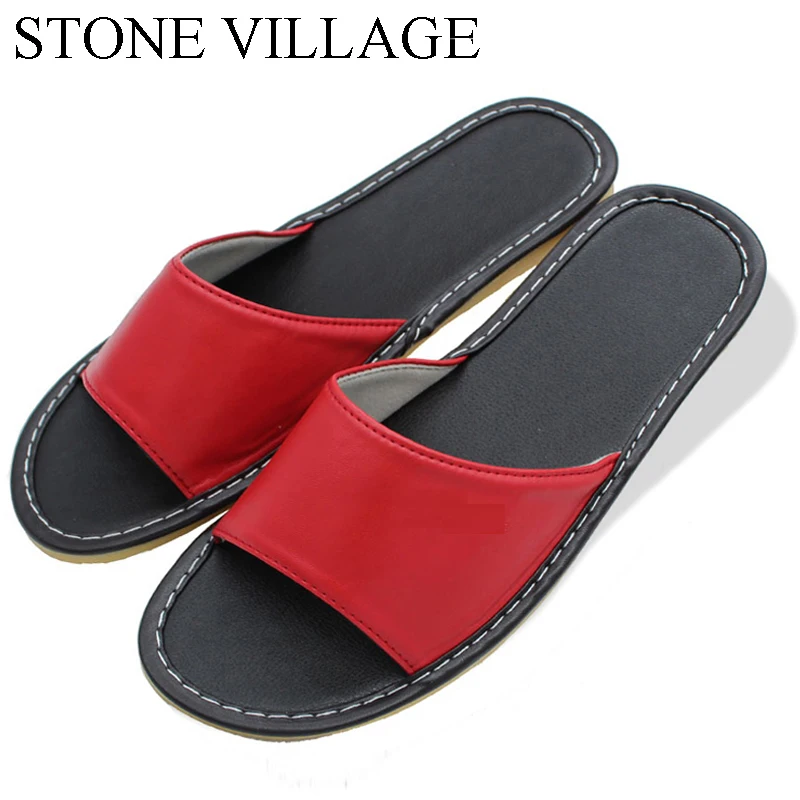 Кожаные домашние тапочки для мужчин и женщин 8 цветов|leather slippers|home slippersslippers men |