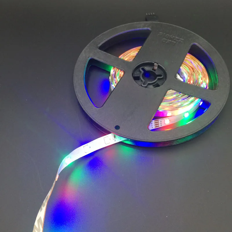 Неводостойкая Светодиодная лента RGB 3528 5 м 300 светодиодов rgb + мини контроллер с 24