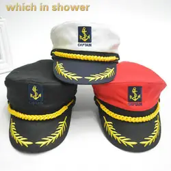 Который в душ Хлопок Военные шапки Регулируемая Капитан Hat Весна-осень армии темно-крышка наряд для костюмированной вечеринки бескозырке